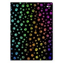 Teczka z gumką szkolna A4 Miaow czarna w łapki Happy Color