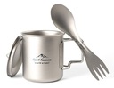 Fjord nansen Набор кружка + ложка-вилка Jacon Titanium Set