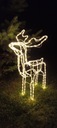 БОЛЬШОЙ СВЕТОДИОДНЫЙ REINDEER 120CM XXL LED ТЁПЛЫЙ БЕЛЫЙ