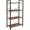 REGAŁ BIBLIOTECZKA PÓŁKA RUSTYKALNA VINTAGE LOFT