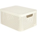 КОНТЕЙНЕР-КОРЗИНА CURVER С КРЫШКОЙ ДЛЯ ХРАНЕНИЯ