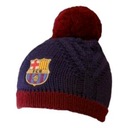 ЗИМНЯЯ ШАПКА BARCELONA FCB С ПОМПОНОМ ДЛЯ ФАНАТЕЛЕЙ