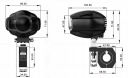 ФАРА СВЕТОДИОДНЫЕ E03C USB CREE ЗАРЯДНОЕ 20W 2000LM  фото 4