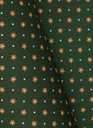 Зеленый нагрудный платок с точками и цветами