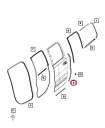 RAM 1500 V УЩІЛЬНЮВАЧ ДВЕРІ ЛІВИЙ ЗАД 2019-24  (17549491232) фото min 8