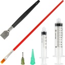 ZESTAW DO PAST STRZYKAWKA IGŁA PĘDZEL SZPATUŁKA