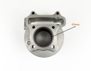 ЦИЛІНДР + ГОЛОВКА KPL. 4T GY6 80CCM (47MM) - БЕЗ ODPOWIETRZENIA- ВЕЛИКИЙ ZES  (17296556621) фото min 7