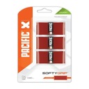 Owijki wierzchnie PACIFIC SOFTY GRIP Czerwone 3 szt