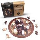 Деревянный пазл WOOD YOU DO | Волк | 40 позиций | XL