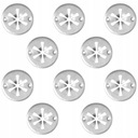 10 КРЕПЛЕННЫХ ПЛАСТИН ТЕПЛОЭКРАНА ДЛЯ ДВИГАТЕЛЯ VW AUDI