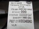 ОБШИВКА СИДІННЯ СПИНКИ ПАСАЖИРА VW TOURAN 1T ПРАВА З ОБІГРІВОМ ОРИГІНАЛ  (16920780798) фото min 13