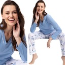 ЖЕНСКАЯ ПИЖАМА ИЗ ХЛОПКА С ЦВЕТАМИ LUNA 1675 L