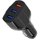 БЫСТРОЕ АВТОМОБИЛЬНОЕ ЗАРЯДНОЕ УСТРОЙСТВО ДЛЯ СМАРТФОНА 3x USB 3.1A 12V PLS34F