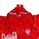 Plášťová pončo bunda s kapucňou pre novorodenca červená 3 Druh iný