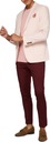 OPPOSUITS Pánske sako s farebnými papagájmi, LEN, ružové 58 XL/2XL Značka OppoSuits