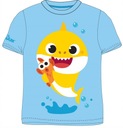 BABY SHARK BLÚZKA T-SHIRT bavlna Chlapčenský krátky rukáv modrý 98 R803E Značka EplusM