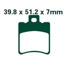 ТОРМОЗНЫЕ КОЛОДКИ PIAGGIO NRG NTT TYPHOON 50 125