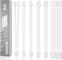 ZESTAW PRZEDŁUŻAJĄCY KABLE TULEJOWE EZDIY-FAB 16 AWG BIAŁE