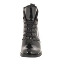 Topánky Lakované Venezia Čierne 012-123 Dominujúci vzor bez vzoru
