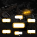 STROBOSKOPY ПОПЕРЕДЖУЮЧІ АВТОМОБІЛЬНА СВІТЛА STROBOSKOPOWE 24LED 12/24V  (18893748438) фото min 9