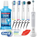 Elektrická zubná kefka Oral-B Vitality 100 CrossAction biela Druh otáčok rotačné