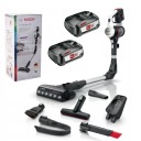АККУМУЛЯТОРНЫЙ ВЕРТИКАЛЬНЫЙ ПЫЛЕСОС BOSCH СВЕТОДИОДНЫЕ АКСЕССУАРЫ X7 АККУМУЛЯТОР 40 МИН 3 Ач X2