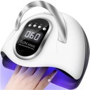 Мощная лампа для ногтей с гибридными УФ-гелями LED Sun x10 Max LCD с ручкой 280 Вт