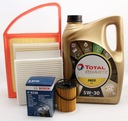 ФИЛЬТРЫ + TOTAL OIL 5W30 5L PEUGEOT 208 1.6 E HDI