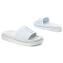 Biele Šľapky Big Star Módne Topánky Na Leto Dominujúca farba biela