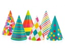 ШАПКИ ДЛЯ ДЕТЕЙ, РАЗНОЦВЕТНЫЕ, ДЕНЬ РОЖДЕНИЯ 1 шт.
