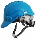 Prilba BOZP Stavebná pracovná ochranná modrá odvetraná s popruhom EAN (GTIN) 5903002013953