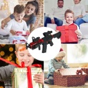 Сучасний пістолет для кульок з ефектами звуку та світла для дітей 7+