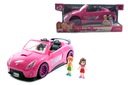 SAMOCHÓD Różowy kabriolet AUTO DLA LALEK mini