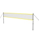 NILS Волейбольная сетка для бадминтона 630 см + телескопические стойки