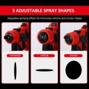 PAINT OPRYSKIWACZY HVLP ЕЛЕКТРИЧНА DAŽAI NATRYSKOWA 1400 ML ЄМКІСТЬ 9E  фото 7
