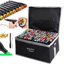 ДВУХСТОРОННИЕ ЦЕНТРАЛЬНЫЕ КОРПУСЫ, МАРКЕРЫ, РУЧКИ, 168 ШТ.