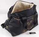 Massimo Contti taška víkendová posilňovňa cestovná koža ekologická čierna Hĺbka (krátka strana) 17 cm