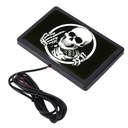 DC12V 4x6in Светодиодный флаг с рисунком скелета