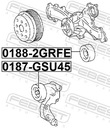 FEBEST ROLLO PROPULSOR CORREA 0187-GSU45 