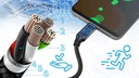 Зарядный кабель для быстрой зарядки USB C, ДЛИННЫЙ, 1,8 М, для быстрой зарядки Samsung в оплетке
