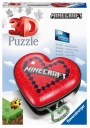 PUZZLE 3D SERCE MINECRAFT 54 ELEM. RAVENSBURGER