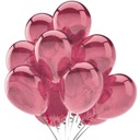 ХРУСТАЛЬНЫЕ воздушные шары прозрачные ФУКСИЯ розовые профессиональные 10 дюймов 20 шт.