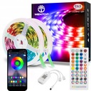 Светодиодная лента RGB, 20 м, пульт дистанционного управления через музыкальное приложение Bluetooth