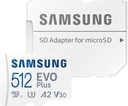Карта памяти SAMSUNG EVO+ 512 ГБ micro SD 130 МБ/с