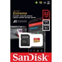 SANDISK MICRO SDHC EXTREME 32GB 100MB/s + adaptér Hmotnost (s balením) 0.015 kg