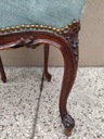 Krzesło barokowe ręcznie rzeźbione. STAN BDB ! Wysokość produktu 94 cm