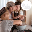 1 КОМПЛЕКТ БІЛИЙ КУХОННИЙ ФАРТУХ ТА ШАПКА ШЕФ-КУХАРЯ ДЛЯ РОЛЬОВИХ ІГОР