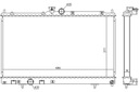 NISSENS RADIATEUR DE MOTEUR MR464612 140083N 314200 photo 2 - milautoparts-fr.ukrlive.com