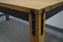 Stół drewniany drewno MANGO 180x90 cm Materiał drewno