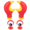 1 KIT KOLOROWYCH ACCESSORIES NA KASK: SZCZYPCY KRABA I EYES DO MOTORCYCLES  photo 5